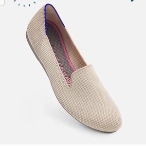 ROTHY’S THE LOAFER LINEN DOUBLE STITCH Sz 8.5